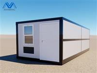 Складной Контейнер Для Дома,Окна На Заказ,20 Футов,Сборные,Складные,Оцинкованные,Легкая Установка,Многоцелевой Небольшой Дом