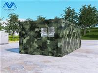 Съемный Контейнерный Дом 20 Футов Сборный Камуфляжный Съемный Стальной Контейнер Из Оцинкованной Стали Небольшой Дом
